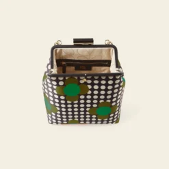 Jenny D Handbag - Jewel Flower Polka Dot -Home Decor & Bags-Orla Kiely 24SESAT842 3420 JennyD HHandbag JewelFlowerPolkaDot4