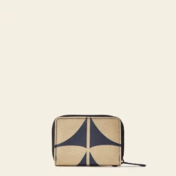 Remember Me Purse - Solid Stem Oatmeal -Home Decor & Bags-Orla Kiely 24SESLD755 1965 RememberMePurse SolidStemOatmealNavy3