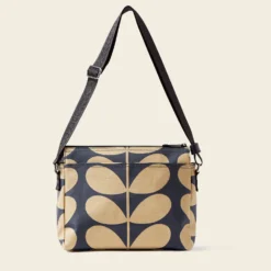 Fielder Crossbody - Solid Stem Oatmeal 8 Fielder Crossbody - Solid Stem Oatmeal -Home Decor & Bags-Orla Kiely 24SESLD937 1965FielderCrossbody SolidStemOatmealNavy3