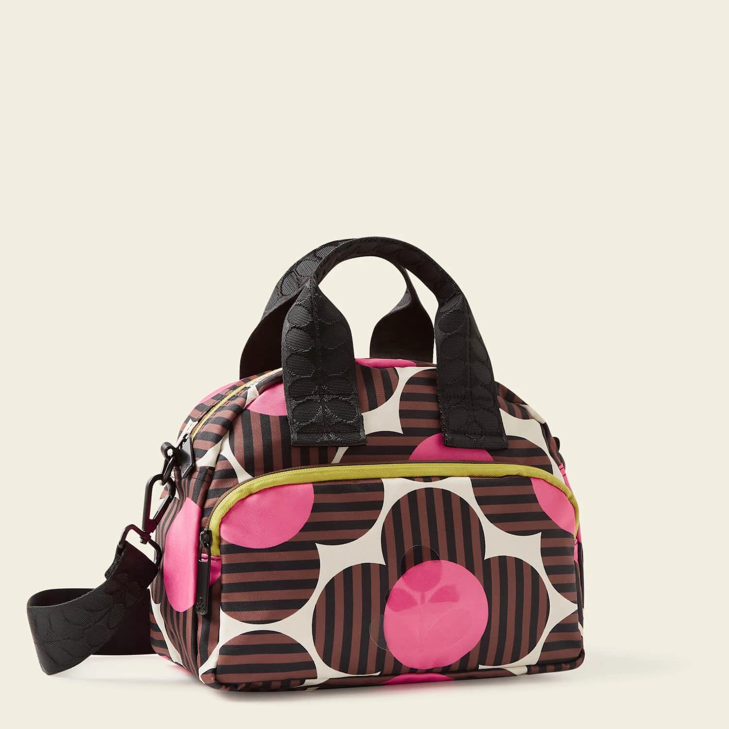 Radial Handbag - Striped Flower Azalea 3 Radial Handbag - Striped Flower Azalea - Image 3