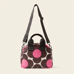 Radial Handbag - Striped Flower Azalea 8 Radial Handbag - Striped Flower Azalea -Home Decor & Bags-Orla Kiely 24SESTF763 6730RadialHandbag StripedFlowerAzalea3