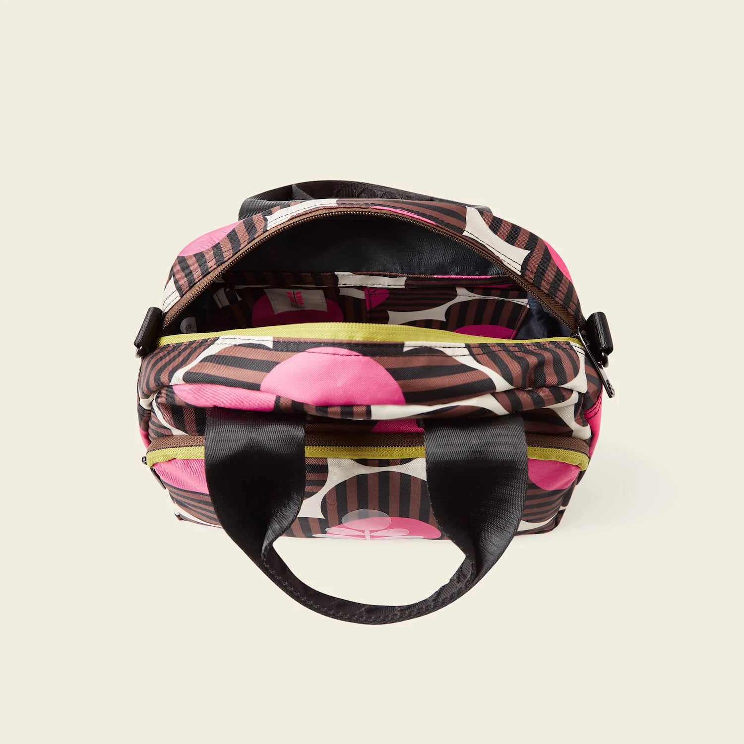 Radial Handbag - Striped Flower Azalea 5 Radial Handbag - Striped Flower Azalea - Image 5