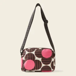 Angle Camera Bag - Striped Flower Azalea 8 Angle Camera Bag - Striped Flower Azalea -Home Decor & Bags-Orla Kiely 24SESTF764 6730AngleCameraBag StripedFlowerAzalea3