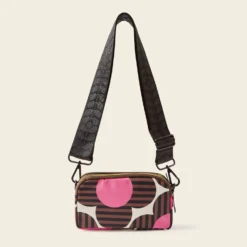 Tripod Crossbody - Striped Flower Azalea -Home Decor & Bags-Orla Kiely 24SESTF783 6730TripodCrossbody StripedFlowerAzalea3