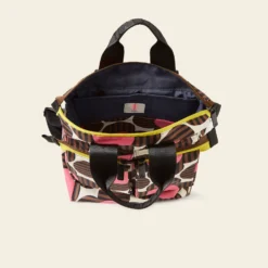 Axis Medium Backpack - Striped Flower Azalea 9 Axis Medium Backpack - Striped Flower Azalea -Home Decor & Bags-Orla Kiely 24SESTF857 6730 AxisMediumBackpack StripedFlowerAzalea4