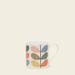 Standard Mug Set Of 3 - Modern Classic Stem -Home Decor & Bags-Orla Kiely 3 mug 0047