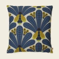 Honey Bee Cushion Navy 5 Honey Bee Cushion Navy -Home Decor & Bags-Orla Kiely 5021253152921 honeybeecushionnavy 1