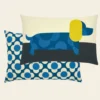 Dachshund Cushion - Blue