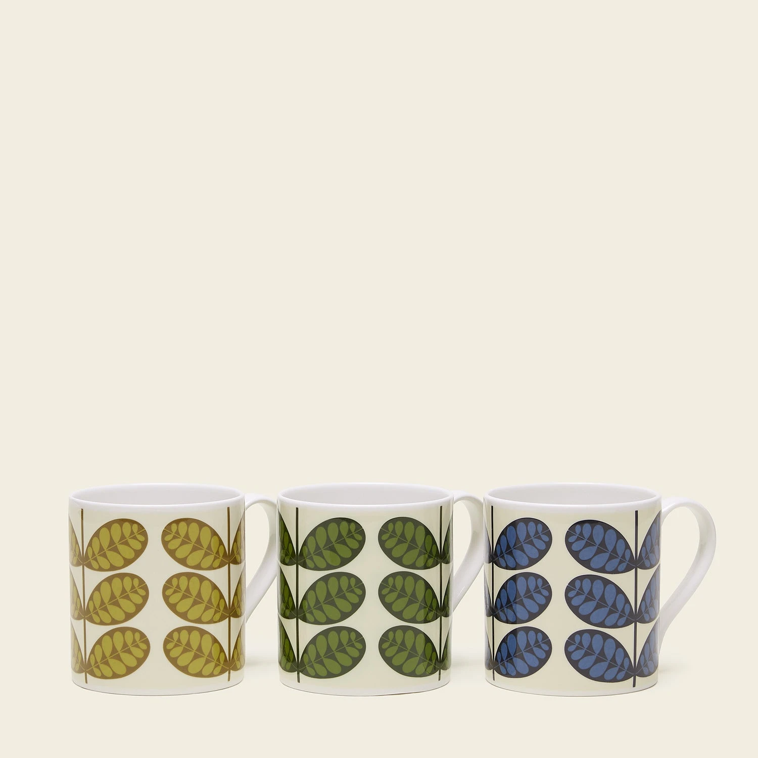Large Mug Set Of 3 - Botanica Stem 2 Large Mug Set Of 3 - Botanica Stem - Image 2