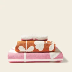 Cut Stem Towels Tulip/Paprika -Home Decor & Bags-Orla Kiely EDITEDCut Stem Tulip Paprika Bale