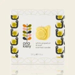 Hen Candle - White Grapefruit And Basil 7 Hen Candle - White Grapefruit And Basil -Home Decor & Bags-Orla Kiely OKHHM4026A Hen Candle 4 scaled