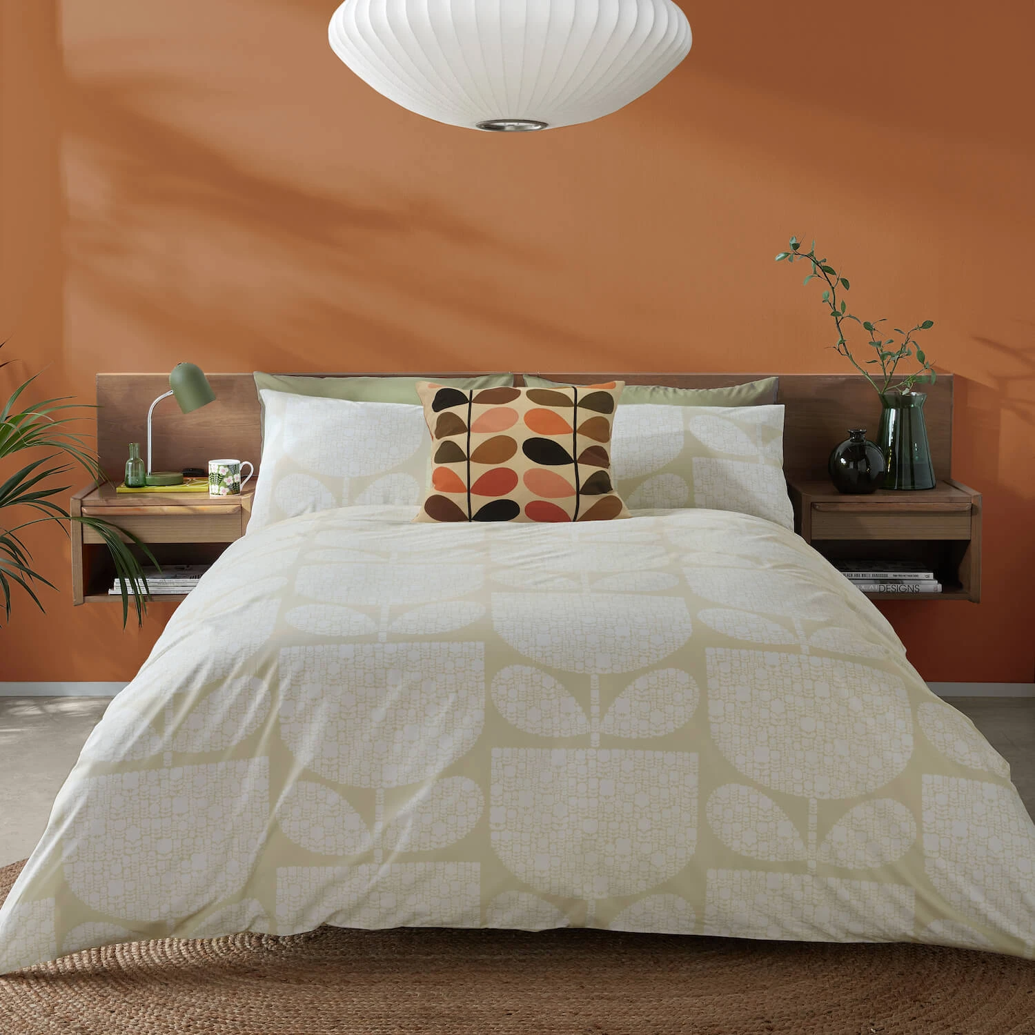 Block Garden Bed Linen Cream 3 Block Garden Bed Linen Cream - Image 3