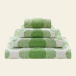 Retro Flower Towels Clover 15 Retro Flower Towels Clover -Home Decor & Bags-Orla Kiely RetroFlowerTowelsClover