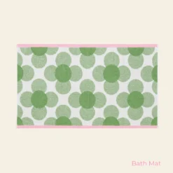 Retro Flower Towels Clover 14 Retro Flower Towels Clover -Home Decor & Bags-Orla Kiely RetroFlowerTowelsClover BathMat