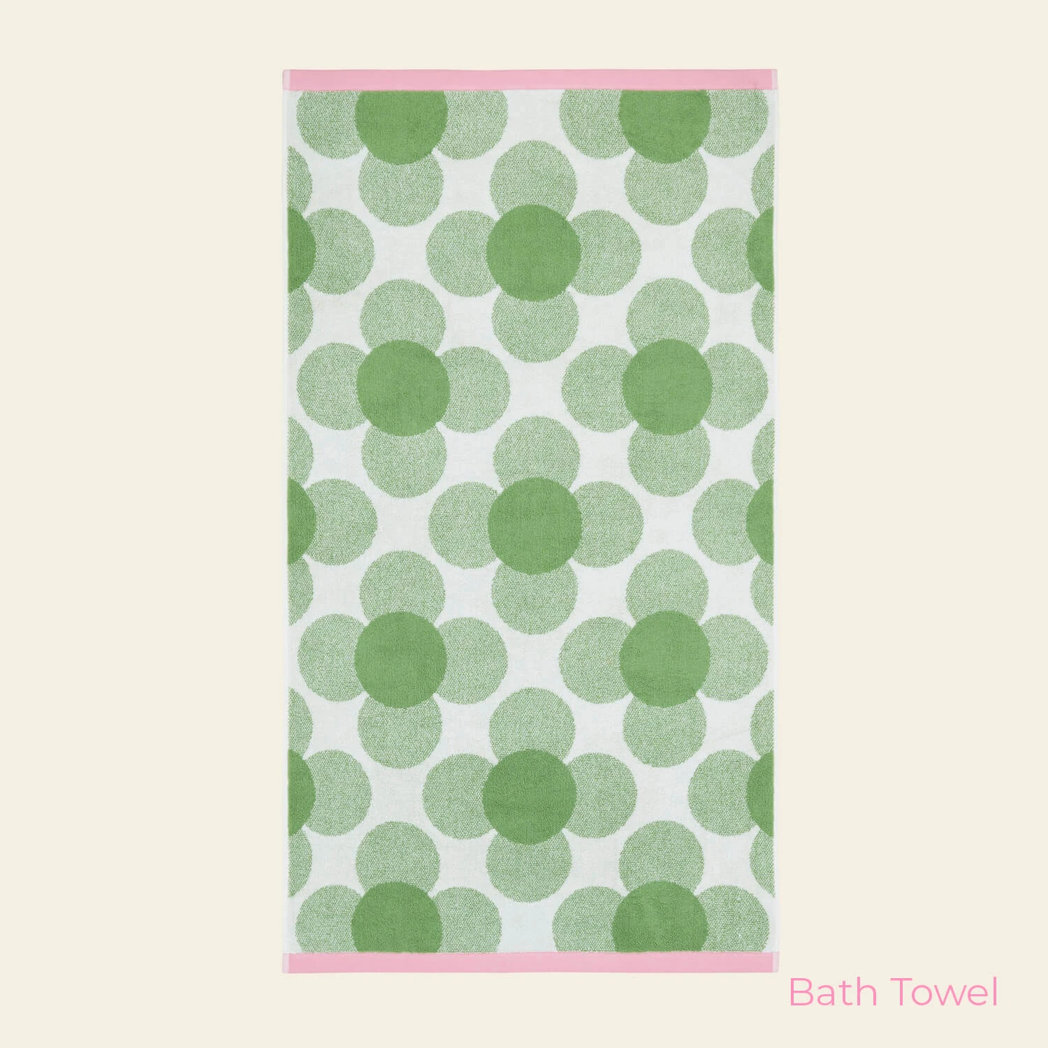 Retro Flower Towels Clover 4 Retro Flower Towels Clover - Image 4