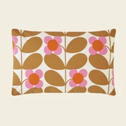 Stem Bloom Bed Linen Saffron 6 Stem Bloom Bed Linen Saffron -Home Decor & Bags-Orla Kiely StemBloomPillowCutout