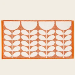 Sunflower Towels - Sunset -Home Decor & Bags-Orla Kiely Sunflower Sunset Bath Mat scaled