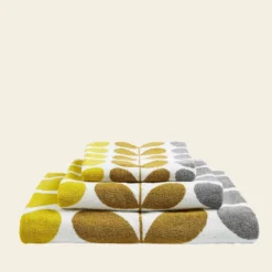 Trio Stem Towels Dune 6 Trio Stem Towels Dune -Home Decor & Bags-Orla Kiely Trio Stem Dune Bale
