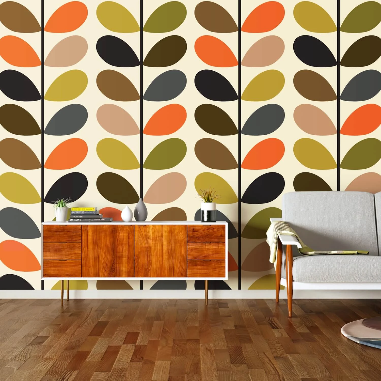 Multi Stem Classic Wallpaper - 52cm X 10m 1 Multi Stem Classic Wallpaper - 52cm X 10m