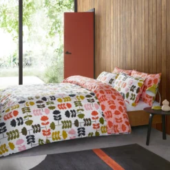 Cut Stem Bed Linen - Paprika -Home Decor & Bags-Orla Kiely cut stem multi paprika main final