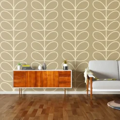 Giant Linear Stem Stone Wallpaper - 52cm X 10m