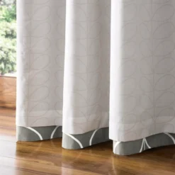Linear Stem Lined Eyelet Curtains Silver 11 Linear Stem Lined Eyelet Curtains Silver -Home Decor & Bags-Orla Kiely linear stem silver lining final for email 800x 53619ab0 bd5d 4aaa 8087 4d8cf9305a77