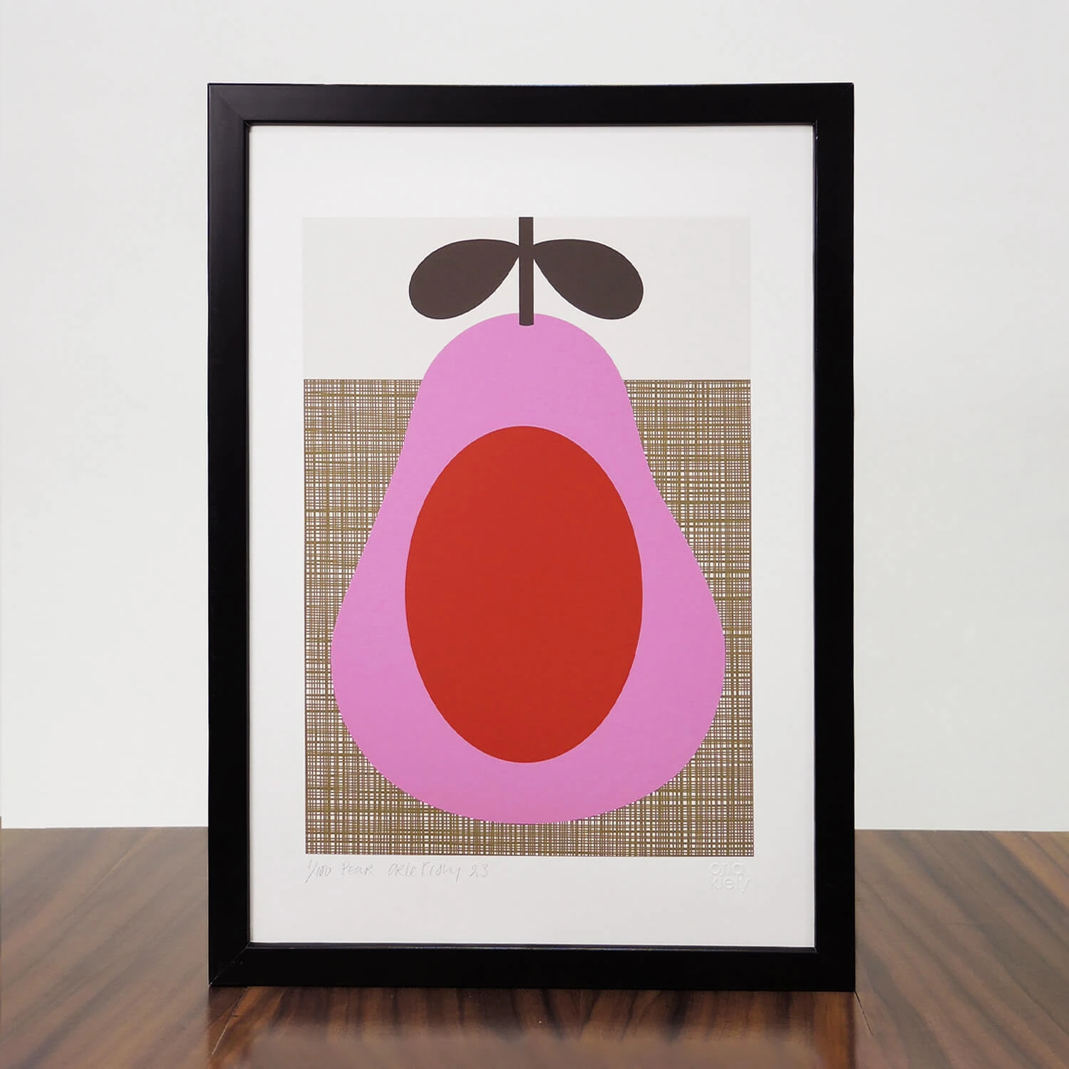 Screen Printed Artwork - Pear 1 Screen Printed Artwork - Pear