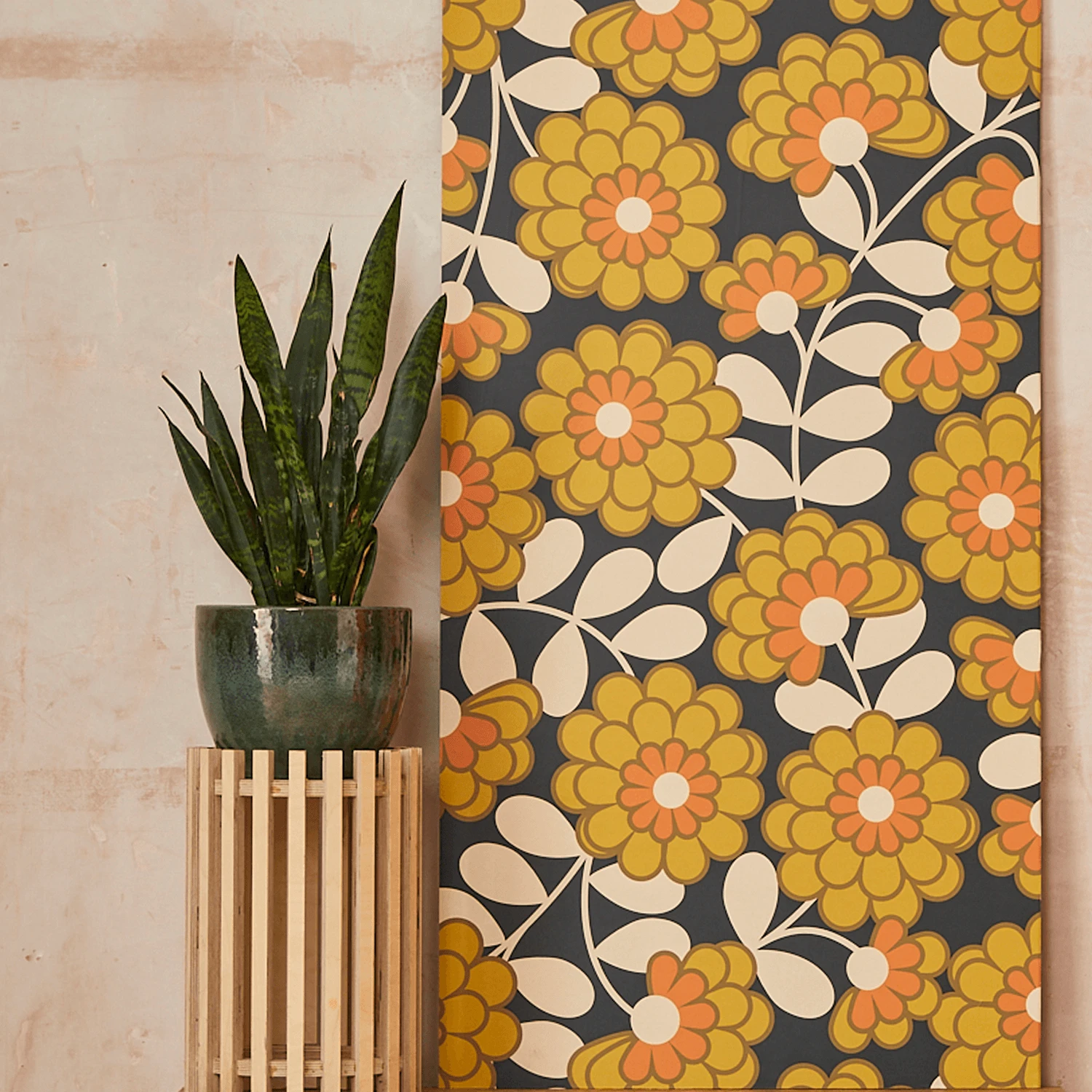 Dahlia Wallpaper - 70cm X 10m 1 Dahlia Wallpaper - 70cm X 10m